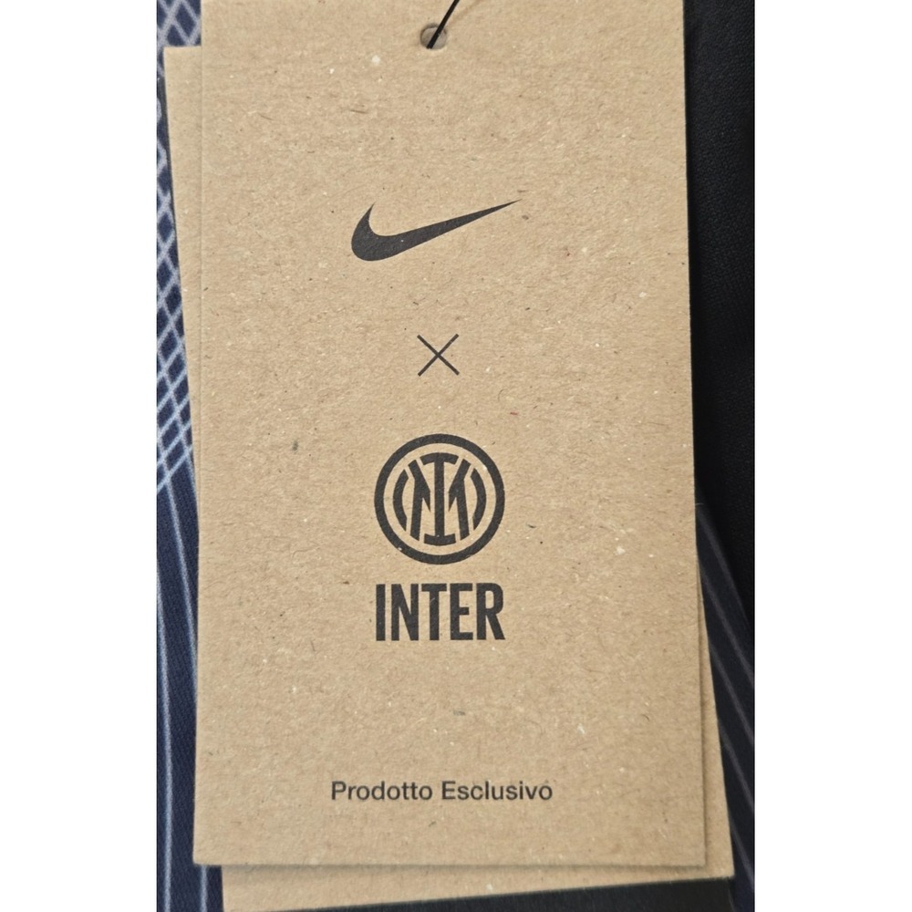 Inter Milan Nike FC  Prematch Jersey 25/26 Men's‎ L Slim Fit Black Orange NWT - Picture 10 of 11